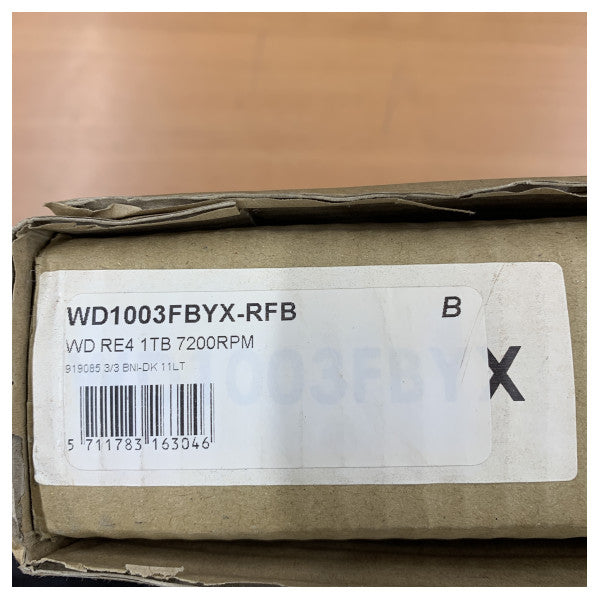 Western Digital WD1003FBYX Disco Rígido Enterprise RE4 de 1TB 7200RPM 64MB de Cache com Caddy 