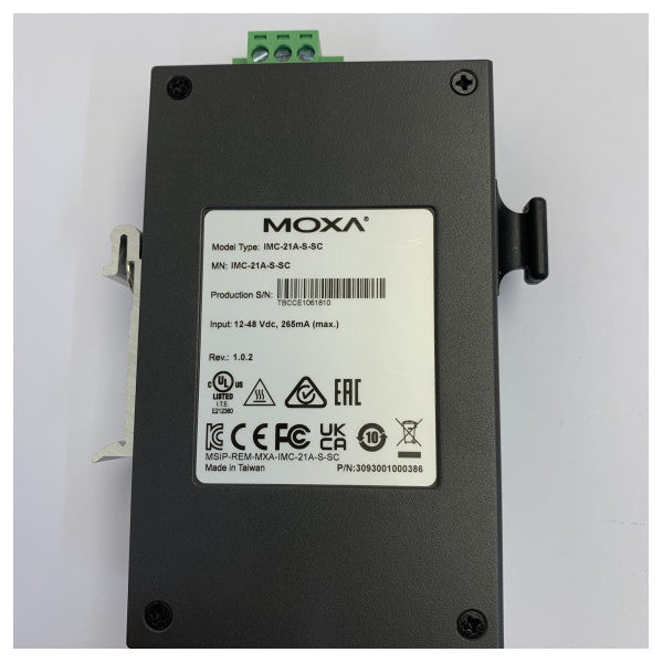 Moxa IMC-21A-S-SC Endüstriyel Ethernet'ten Fiber Ortam Dönüştürücü 10/100BaseT(X) ile 100BaseFX 