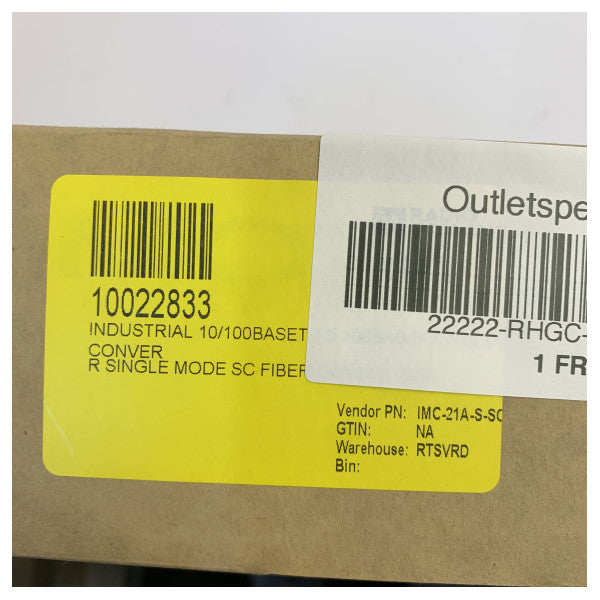 Moxa IMC-21A-S-SC Endüstriyel Ethernet'ten Fiber Ortam Dönüştürücü 10/100BaseT(X) ile 100BaseFX 