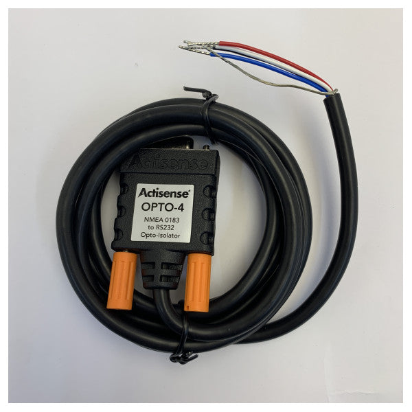 Actisense PC-OPTO-4 cable optoaislador NMEA 0183 a PC | DB9 a cable pelado 