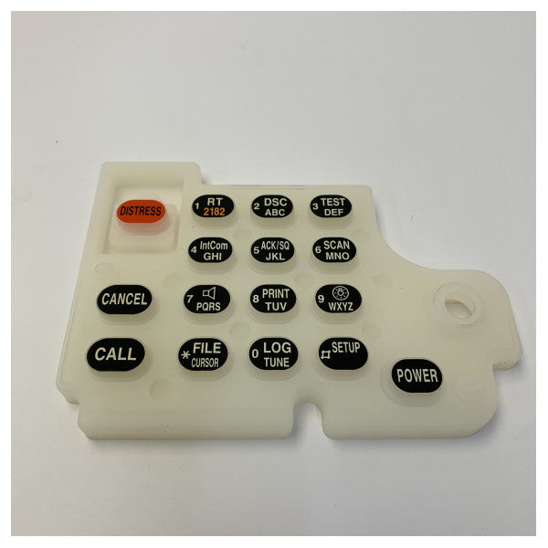 Tastierino in gomma di ricambio Furuno per FS-1570 e FS-2570 MF/HF 05-089-1002-2 