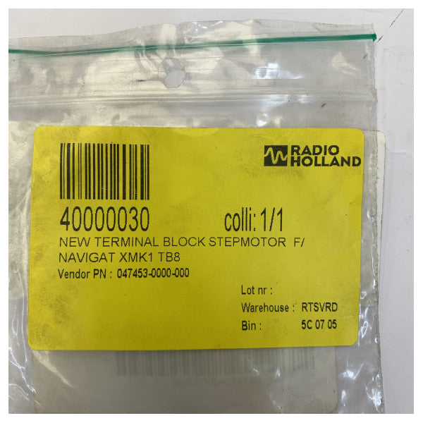 Sperry Marine NAVIGAT X MK1 Gyrocompass 6-Pin Terminal Block 047453 