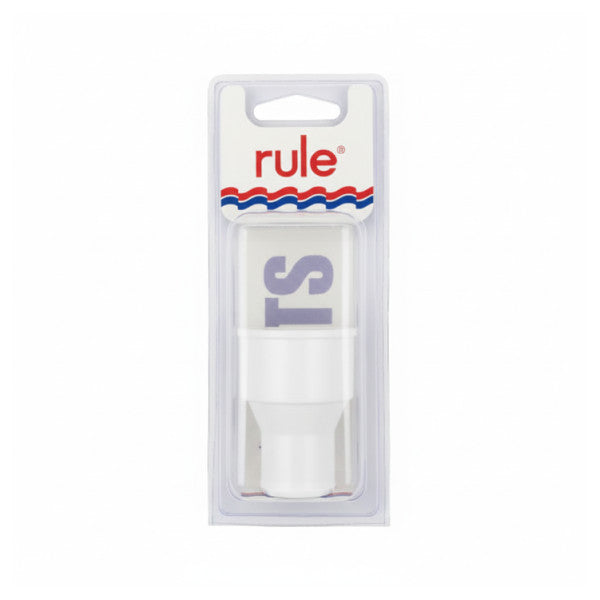 Adaptateur de plomberie droit Rule Marine 1-1/2 pouce vers 1-1/8 pouce - pièce 67 