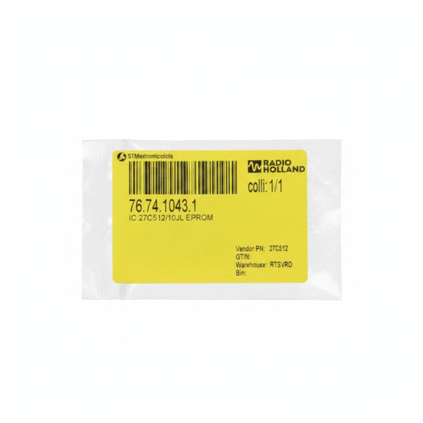 STMicroelectronics M27C512-10F1 شريحة EPROM IC ذاكرة غير متطايرة 512Kb 27C512-10JL 
