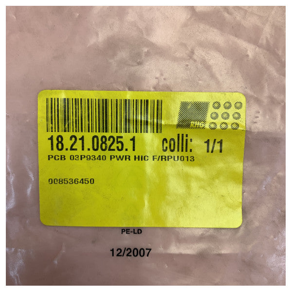 لوحة دوائر مطبوعة Furuno 03P9340 PWR HIC لجهاز رادار FAR-2107 وحدة المعالجة RPU-013 