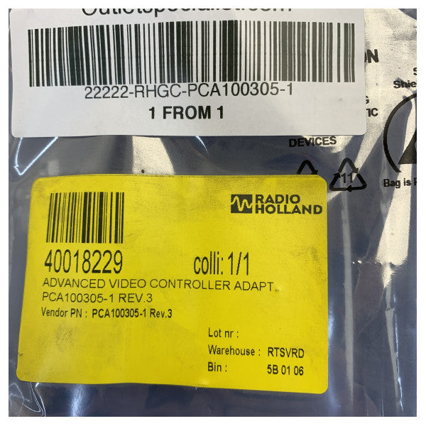 Hatteland PCA100305-1 Rev.3 Advanced Video Controller-adapterkort - Marine Ele 