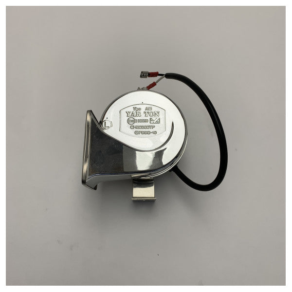 Yarton HYF-360MR Rustfrit Stål Marine Elektrisk Horn - Holdbart 12/24V Båd Signalhorn til Sikker Maritim Kommunikation 