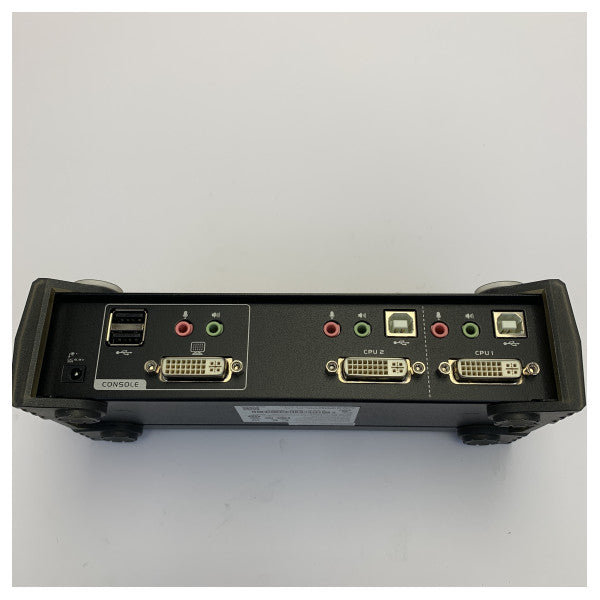 Aten CS1762A 2-porttinen USB DVI KVMP-kytkin äänellä ja kaapeleilla 