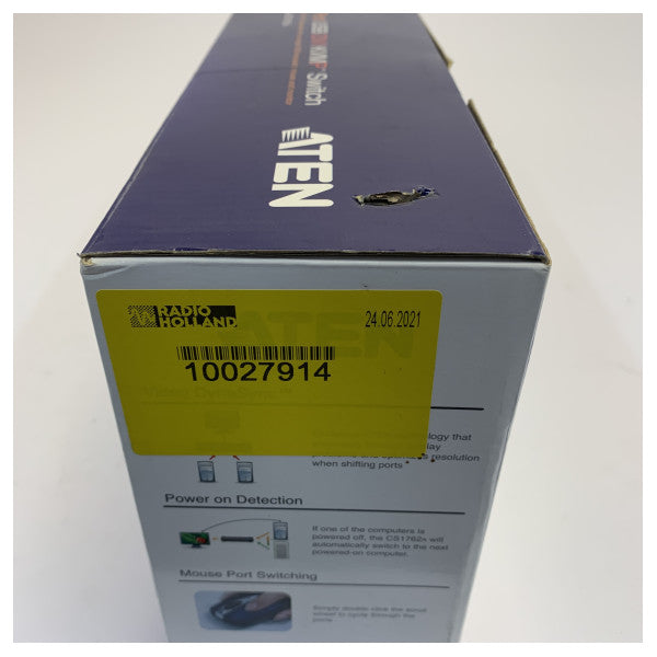 Aten CS1762A 2-porttinen USB DVI KVMP-kytkin äänellä ja kaapeleilla 