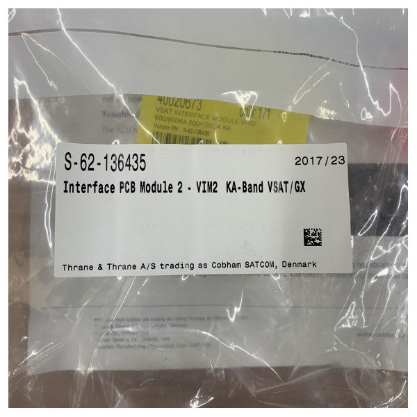 Cobham SAILOR VSAT وحدة الواجهة 600/900ka 100GX Ka - 62-136435 