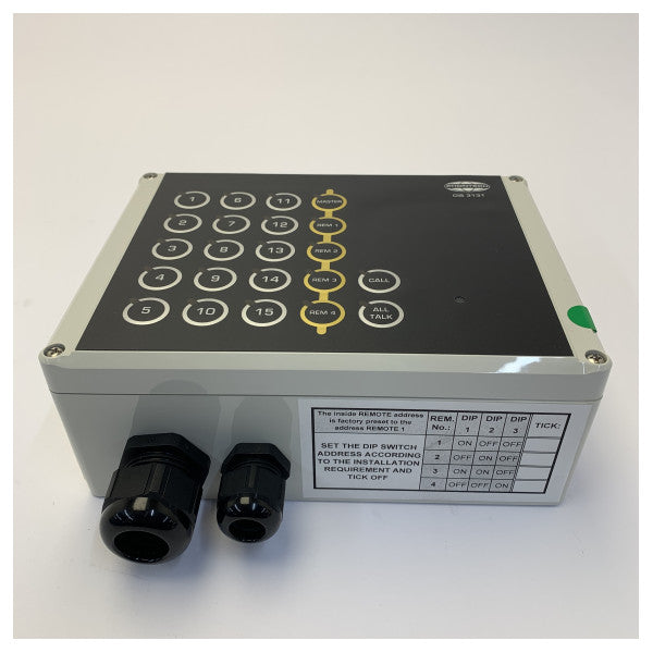 Phontech ICS-6200 Marine Interkom W.T. Uzaktan İstasyon 3131 | 15 hat 