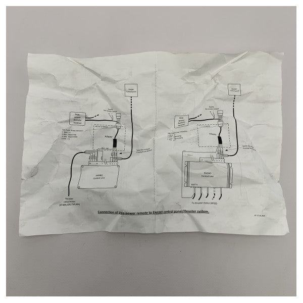 Câble adaptateur unique de puissance latérale Engbo Bowthrester 12-00159