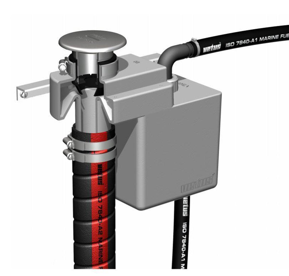 Vetus FS5116 Kraftstoffspritzwasser-Überlaufstop 51 mm