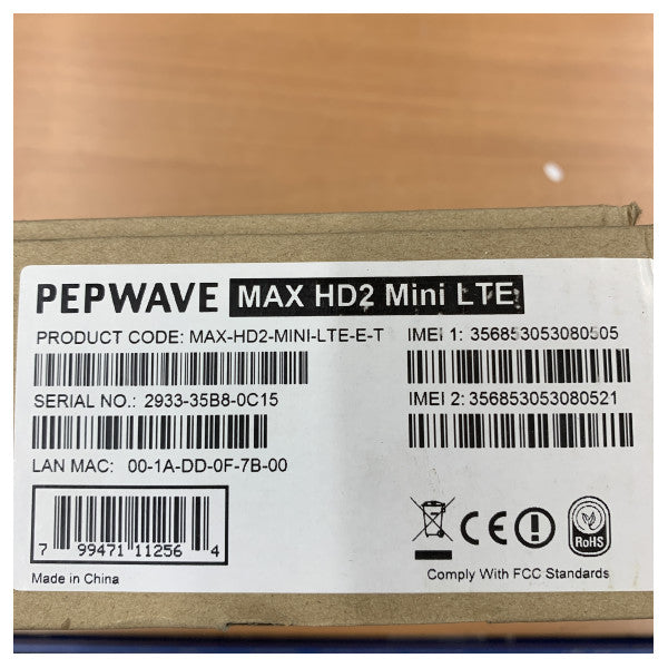 Pepwave MAX HD2 Mini Global Dual 4G LTE Marine Mobile Router 