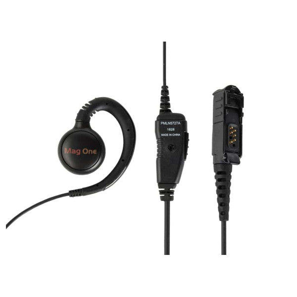 Auricular giratorio Motorola Mag One PMLN5805A con micrófono en línea y PTT 