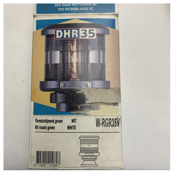 Vetus DHR W-RGR35V Luz de Navegação Verde Marinha 12/25V 