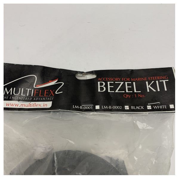 Multiflex Marine 20 degree Steering Bezel Kit Black - LM-B-0002