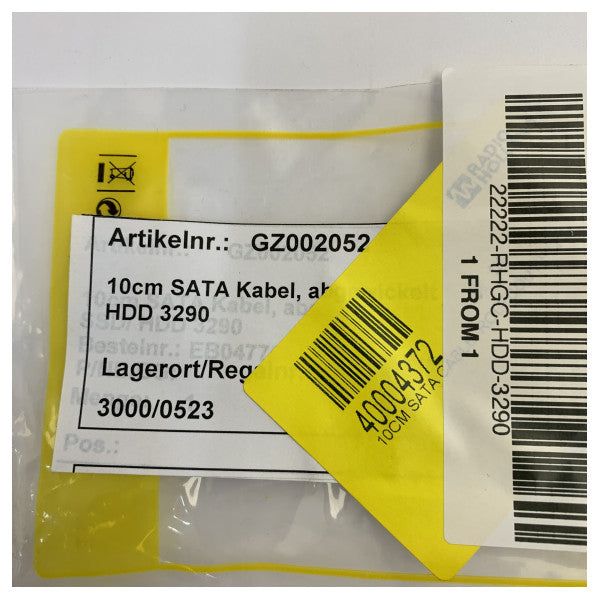 SATA-datakabel HDD-3290 för marina navigationssystem - Oanvänd 