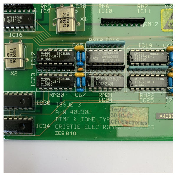 Marinex Christie A402302 Marineelektronik-Leiterplatte für interne Komponente 