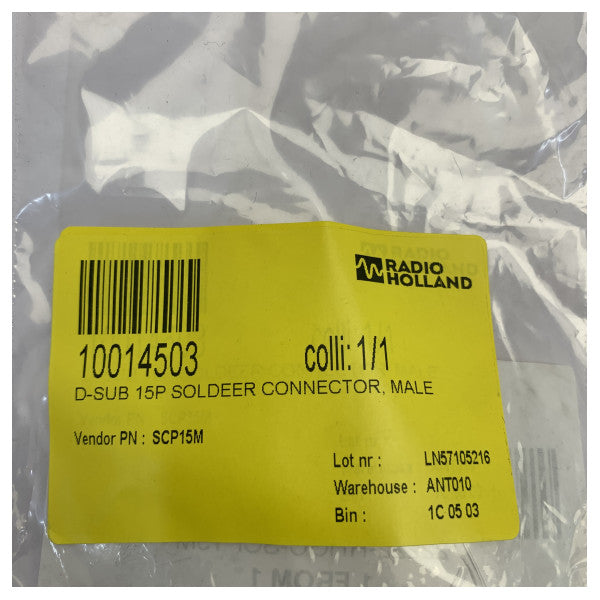 SCP15M złącze D-Sub 15-pinowe męskie wtyk klasy marine 