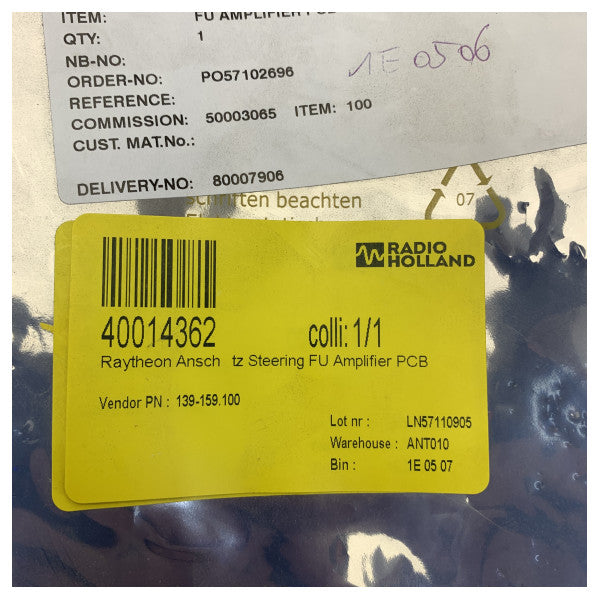 Raytheon 139-159-100 Marine Electronics Circuit Board - New Unused