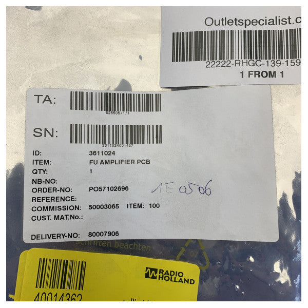 Raytheon 139-159-100 Marine Electronics Circuit Board - New Unused