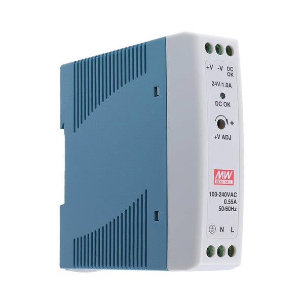 Mean Well MDR-20-24 Alimentation pour rail DIN 24V 1A 