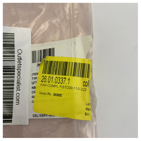 EBM PAPST STD20-110-222 Ventilateur de refroidissement industriel marin 