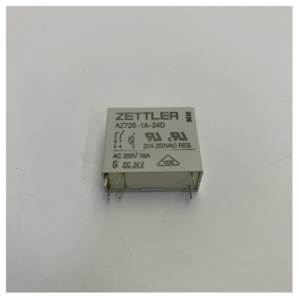 Relais électrique ZETTLER RR25-100L-10D pour usage maritime et industriel 