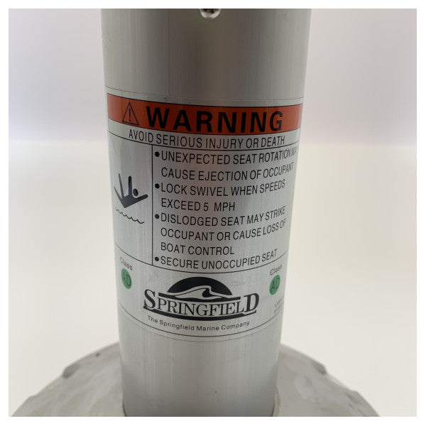 Springfield aluminium justerbar sædefod 30 - 37 cm - 1240748-MLNS
