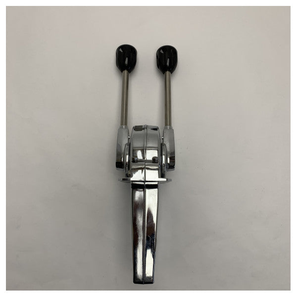 Vetus Hi-Lex Dual Engine Marine Throttle med Morse Code Control i kromfinish 