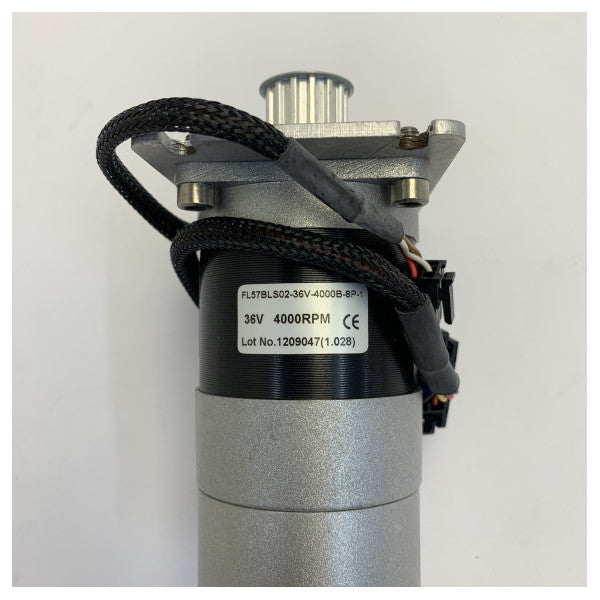 SERVO DC børsteløs motor med remskive og monteringsplade - S-62-134492 - Ny 