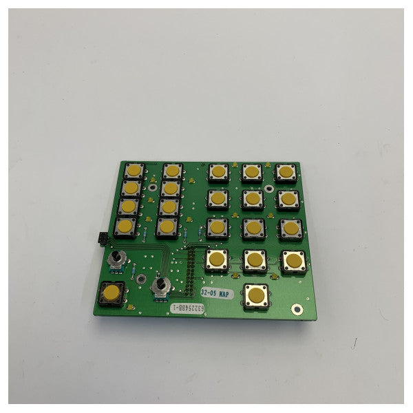 Keyboard 3215A Marine Electronics Keypad PCB Component - S-632254 / 632254BB-1 