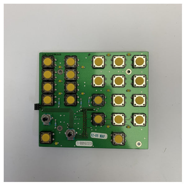 Keyboard 3215A Marine Electronics Keypad PCB Component - S-632254 / 632254BB-1 