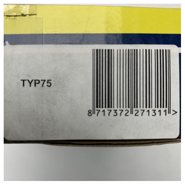 Vetus Marine Shell Ventilator Typhoon TYP75 Stainless Steel