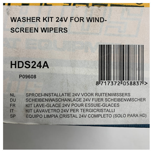 Vetus 24V Marine Vindusvisker Spray Kit - HDS24A 