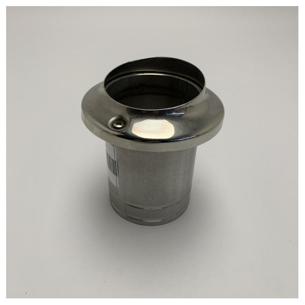 Vetus TRC75S 75 mm rustfritt stål marin Tru-Hull eksosutløp med ventil 