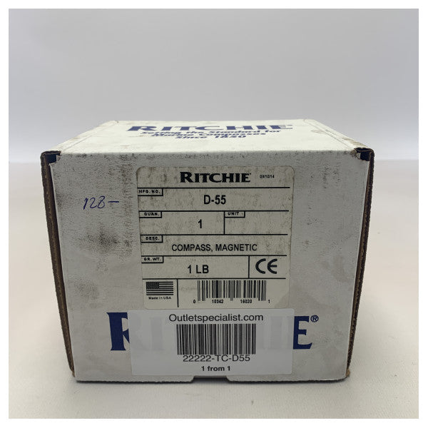 Ritchie Explorer D55 däckmonterad kompass svart
