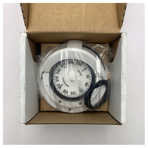 Ritchie Voyager F-82W πυξίδα χωνευτής τοποθέτησης λευκή 12V