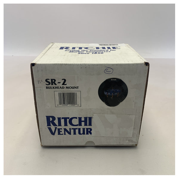 Ritchie Venture ST-2 Bulkhead Mount Compass Black 12V