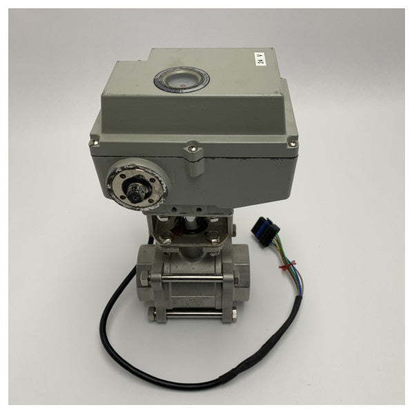 Vanne à bille électrique en acier inoxydable 316 Vetus KLD 2 pouces avec actionneur 24V 