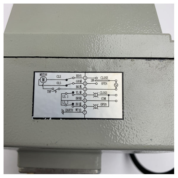 Vanne à bille électrique en acier inoxydable 316 Vetus KLD 2 pouces avec actionneur 24V 