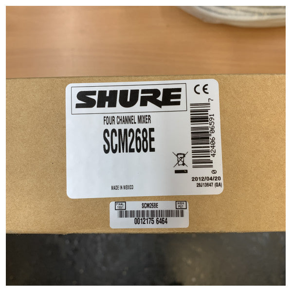Rutter / Shure SCM268 - قناة الميكروفون وواجهة VHF البحرية 