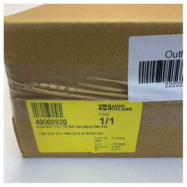 ROSE Polyester Electrical Enclosure 160x360x91mm IP66 Junction Box