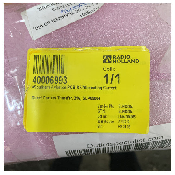Southern Avionics SLP05004 PCB RF AC/DC transferkort, 24V marineelektronik 