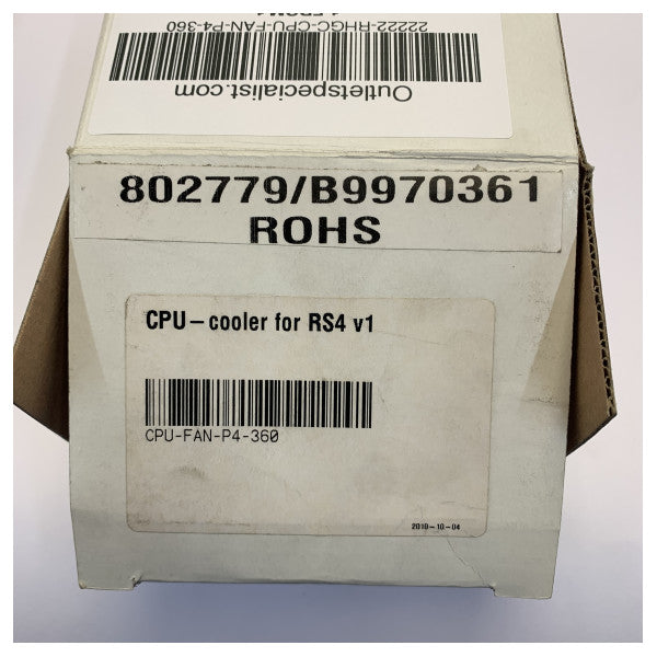 Transas RS4-02 PC ventilator za hlađenje CPU-a CPU-FAN-P4-360 zamjenski dio 