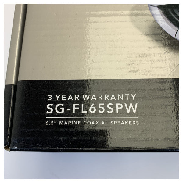 Fusion SG-FL65SPW Signature Series 6.5-inch морски високоговорители - 230W бял LED Sport (чифт) 