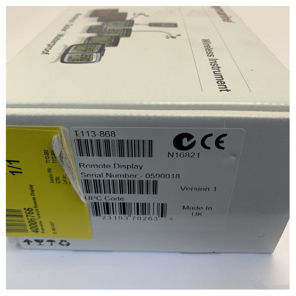 Безжичен дистанционен дисплей Raymarine Tacktick T113 Micronet 