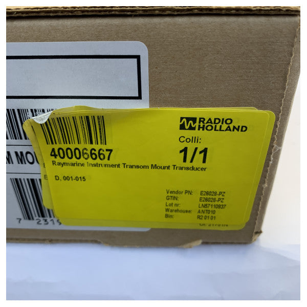 Raymarine Heckspiegelmontage-Tiefengeber E26028-PZ - Airmar Instrument 