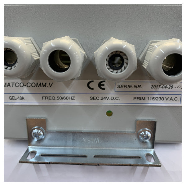 MATCO-COMM.V PS1055 Dual marine-strømforsyning 110/220VAC til 24VDC 10A 
